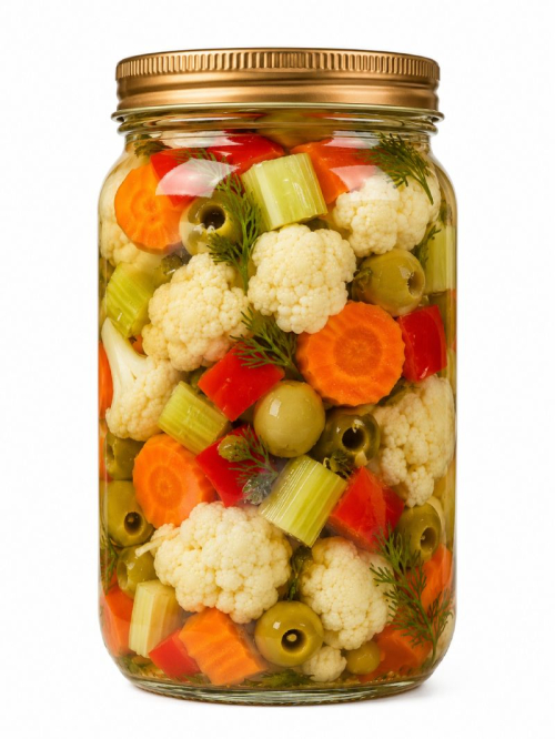Traditional Naturally Fermented Vegetable Pickles (Vinegar-Free) ترشی سبزیجات تخمیری سنتی (بدون سرکه)